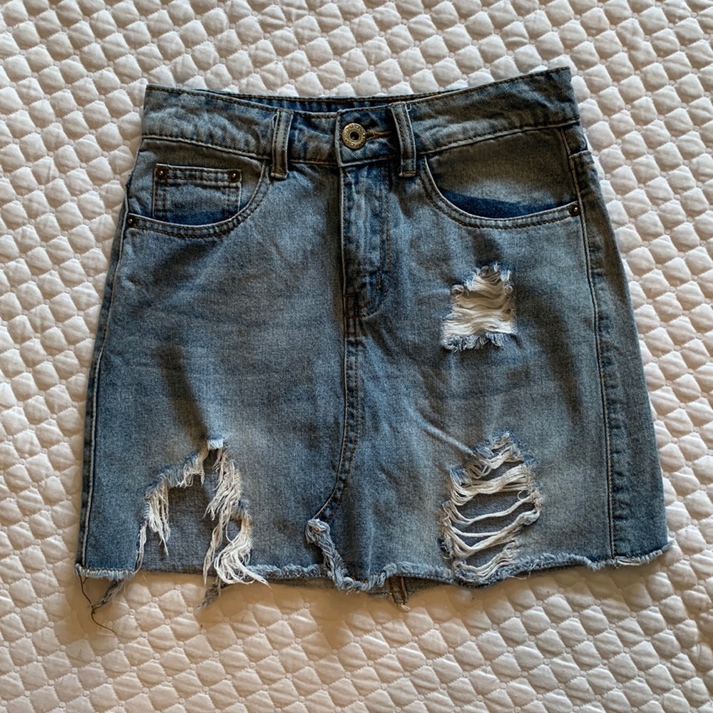 Jean skirt by love culture